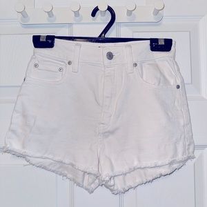 White Okinawa Jean Shorts